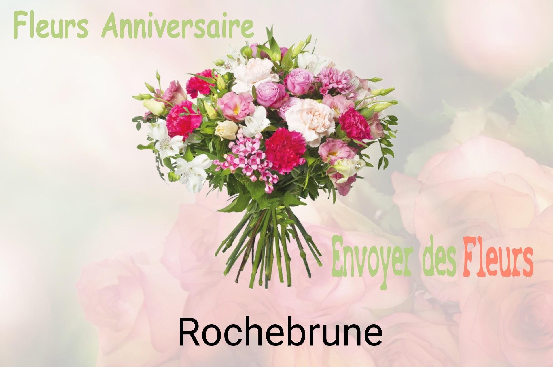 Bouquet de fleurs d’anniversaire livré à Rochebrune