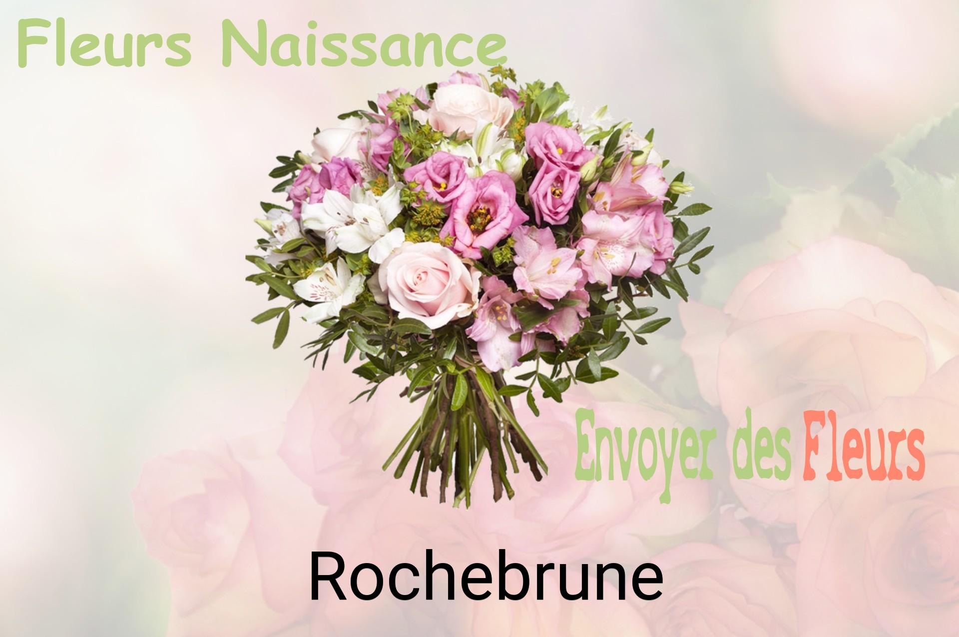 Bouquet de fleurs de naissance livré à Rochebrune